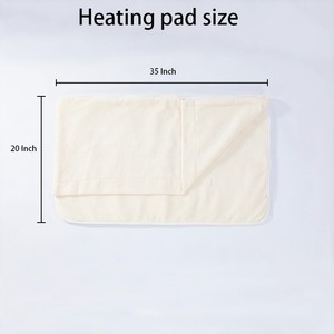 Calentador de Pies Eléctrico con Certificación CE FCC, Enchufe Estadounidense, Termostato Ajustable, Calentamiento Rápido, Forro Polar Suave para Uso en Casa u Oficina en Invierno - Product Image 4