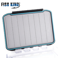 FISHKING OEM En Gros Usine Directe Personnalisé FishKing-3H6-3-8 Rigide Pêche Leurre Boîtes Pour Articles De Pêche Boîte De Pêche À La Mouche