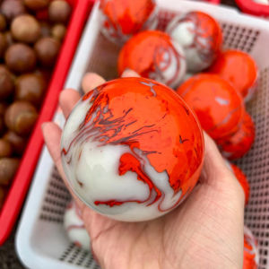 Esfera de Cristal de Ágata Roja al por Mayor, Adorno Artesanal para Decoración del Hogar y Regalos de Pascua - Product Image 5