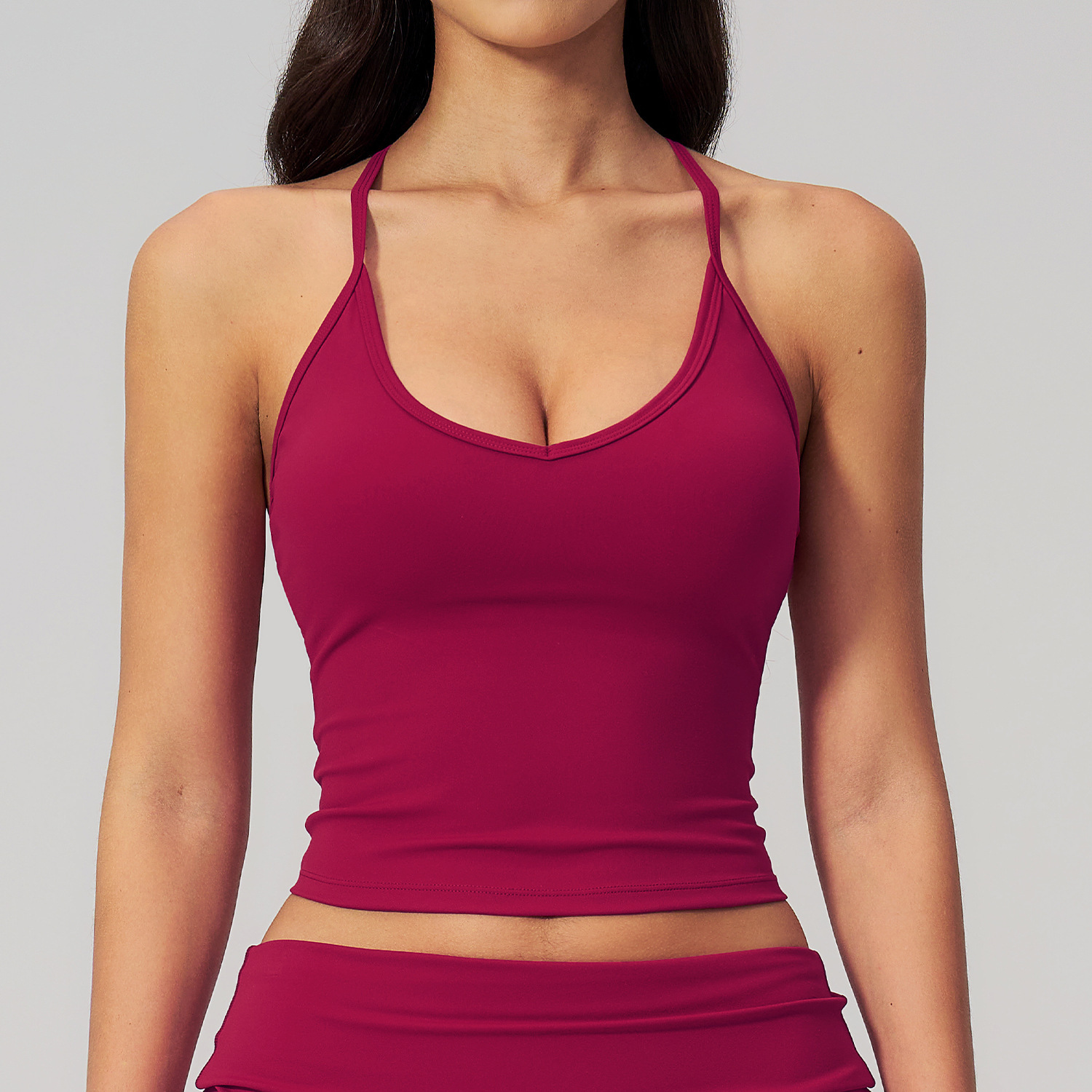 New style back-slimming yoga vest, with a shaping effect, quick-drying sports top for fitness.
