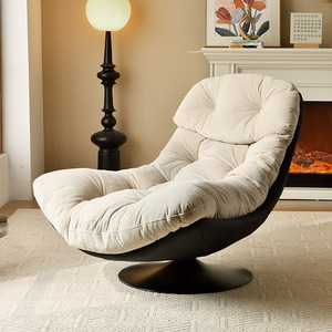 Sillón Reclinable Giratorio Minimalista Italiano, Sofá Individual para Sala de Estar, Estudio o Lectura, con Función de Inclinación - Product Image 5