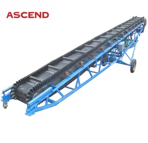 Sabuk konstruksi pertambangan jarak jauh kualitas bagus Mesin konveyor menyampaikan batu kapur batu penambangan sabuk konveyor