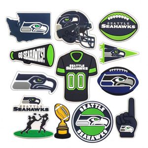2025 Hot American Football Team San Francisco 49ers Style PVC Décorations de chaussures personnalisées Charms de chaussures - Product Image 5
