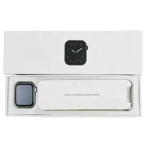 ht99 montre smart watch Suppliers-IWO — montre connectée HT99, série 6 7, bracelet électronique, avec cadran, logo, bouton couronne, pression artérielle, oxygène, HT99 W56 S7