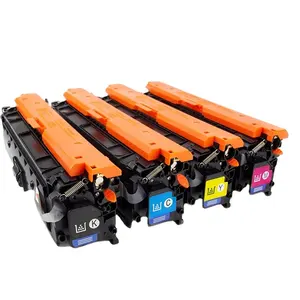 CF360 CF360A 360A CF361A CF362A CF363A 508A uyumlu renkli lazer Toner kartuşu çin tedarikçisi için HP M522 M552dn M553n