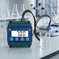 Capteur de pH haute température JIRS GP-400GT-PH pour traitement industriel de l'eau, électrolyte en gel sans recharge pour eaux usées
