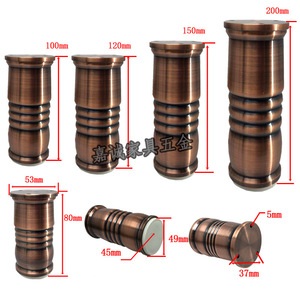 Antique Bronze Furniture <b>Legs</b> M6 M8 M10 <b>Adjustable</b> For <b>Table</b> Cabinet Bookcase Easy Installation - Product Image 2