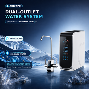Purificador de Agua RO Eléctrico de 100G, sin Tanque, Bajo <span class=keywords><strong>Fregadero</strong></span>, <span class=keywords><strong>Grifo</strong></span> Negro de Lujo, Agua Mineral Alcalina Snow Mountain, con Pantalla TDS - Product Image 1