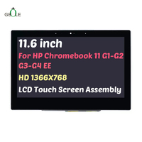 Reemplazo de Pantalla para HP Chromebook x360 11 G1 G2 G3 G4 EE L83960-001, Pantalla Táctil LCD HD de 11.6 Pulgadas 1366X768