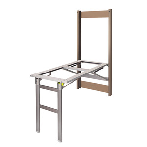 Wall-Mounted Folding Table Hardware Aluminum Alloy Side Opening Space Saving Invisible Design - Product Image 2