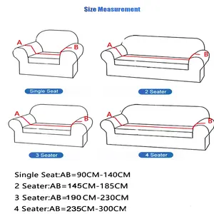 Sarung Sofa motif sutra susu regang langsung pabrik grosir sarung Sofa motif sutra susu penutup Sofa tahan debu