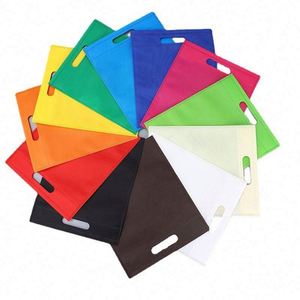 Bolsas de Compras Plegables Personalizadas, Reutilizables, con Asa Troquelada, de Tela No Tejida, Recicladas, al por Mayor, con Logotipo - Product Image 3