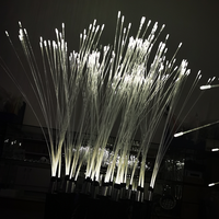 Lumières de roseaux en fibre optique LED personnalisées, indice de protection IP65, couleur RVB pour la décoration de jardin, de cour et de parc