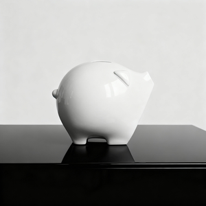 פסלון חזיר בסגנון סיני, דמות אמנותית מעוצבת משרף, עבודת יד לקישוט סלון וחדר שינה, מתנה לחג - Product Image 1