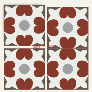 กระเบื้องปูพื้นและผนังคอนกรีตทำมือ ขนาด 300x300 มม. สำหรับตกแต่งโรงแรมระดับพรีเมียม ขายส่งระหว่างประเทศ - Product Image 2