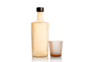 סט כלי זכוכית בורוסיליקט צבועים בוודקה ג 'ין ברנדי בקבוק זכוכית וויסקי 750 מ "ל wih בר הפקק העליון - Product Image 2