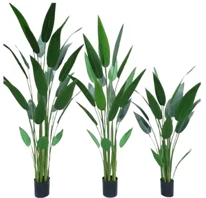 High quality 1.2M, 1.5M, 1.8M, real touch Artificial Travaller Banana tree Birds of Paradise tree