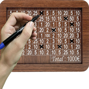 Coffre-fort en bois avec tirelire de comptoir pour stocker et organiser vos fonds - Product Image 4