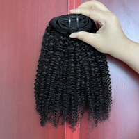 Clip invisible à Double tirage en gros dans l'extension de cheveux humains clip sans couture de vrais cheveux brésiliens Remy dans l'extension de cheveux