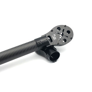 RJXHOBBY RJX3372 Soporte de Motor Integrado de Aleación de Aluminio y Fibra de Carbono de 25/28/30 mm, Base de Montaje con Abrazadera (Negro) para Dron - Product Image 3