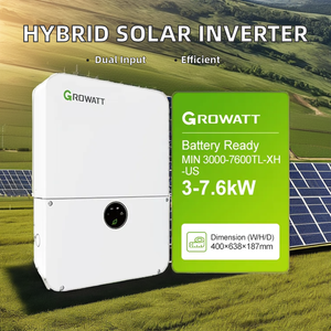 Entrada fotovoltaica dual On-Off Grid Hybrid 24V 48V Inversor solar MPPT 4.2KW 6.2KW 10.2KW Onda sinusoidal pura Monofásica AC Wifi - Product Image 2