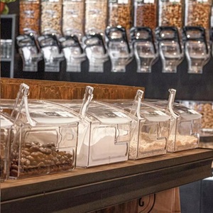 Trong suốt rõ ràng PC nhựa Acrylic chất liệu cà phê đậu container số lượng lớn thực phẩm lưu trữ bin - Product Image 6