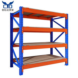 맞춤형 헤비 듀티 블루 메탈 스태킹 선반 1000 kg 용량 2/3/4 레이어 차고 및 창고 저장 장치 - Product Image 1