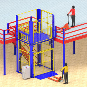 <span class=keywords><strong>Elevatore</strong></span> Idraulico per Merci da 2000kg, <span class=keywords><strong>Montacarichi</strong></span> per Magazzino - Product Image 3