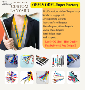 No MOQパーソナライズされたカスタム印刷ネックストラップストラップ付き昇華ポリエステルストラップ付き従業員名札用 - Product Image 3