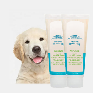 TOP vétérinaire composé <span class=keywords><strong>de</strong></span> gencives apaisantes, dentifrice enzyme efficace pour chien, Plaque dentaire, nettoyage du tartre, <span class=keywords><strong>haleine</strong></span> fraîche, Gel <span class=keywords><strong>de</strong></span> soins dentaires - Product Image 1