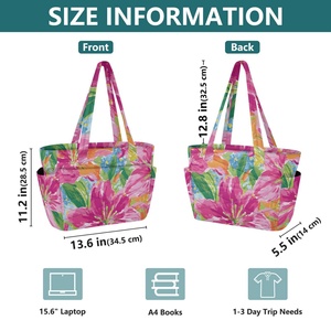 2026 <b>Lightweight</b> Quilted Puffy Style Tote <b>Bags</b> Wallet Zipper Closure Polyester Lady's Underarm <b>Bags</b> Large Capacity Tote <b>Bag</b> - Product Image 2