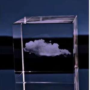 Cubo de Cristal Transparente Grabado al por Mayor, Cubo de Cristal en Blanco de Alta Calidad, Venta Caliente - Product Image 4