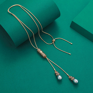 สร้อยคอมุกผู้หญิงแบบกัวม์โกลด์ ซามัว สร้อยคอแบบฮาวายยอดนิยม ขายส่งเครื่องประดับ - Product Image 1