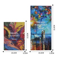 Portefeuille de carte de voyage écologique Tyvek, porte-passeport personnalisé à personnaliser, pour billet d'avion, vente en gros,
