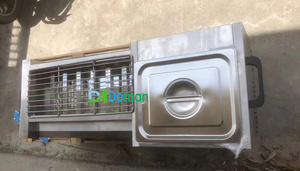 Parrilla de calefacción de tubo de onda óptica comercial, Parrilla de barbacoa eléctrica de acero inoxidable, pinchos, máquina de parrilla de <span class=keywords><strong>kebab</strong></span> - Product Image 6