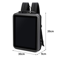 Mochila con Pantalla LED LCD de 21.5 Pulgadas para Publicidad, Pantalla Portátil Android para Marketing y Eventos en la Calle