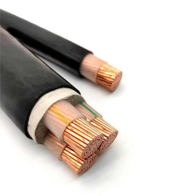 Factory Price YJV22 XLPE Insulated 15kV Medium Voltage 3-5 Core 10-95mm Rigid Copper Electric Power Cable for Construction Use