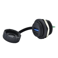 Cable conector micro usb 3,1 a personalizado, Conector de metal, pcb macho, dos usb a Adaptador de conector tipo c