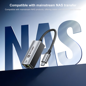 Syong Type-C ไปยังอะแดปเตอร์เครือข่าย2.5GB 3.0 USB เป็น2.5G Ethernet, <span class=keywords><strong>Wake</strong></span>-<span class=keywords><strong>On</strong></span>-<span class=keywords><strong>LAN</strong></span> - Product Image 3