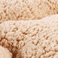 Couette en laine molletonnée et coton polyester pour vente en gros, tissu chaud de haute qualité, vente en gros