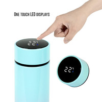 Gobelets thermiques intelligents en acier inoxydable isolés sous vide Tasses LED Température Affichage numérique Tasse en vrac Verres