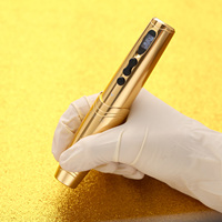 Machine à tatouer de maquillage permanent avec 2 piles Stylo PMU Stylo de tatouage numérique sans fil pour sourcils avec course réglable