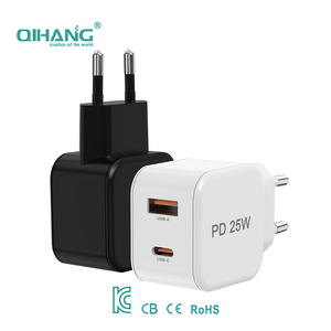 Family Design KC CB CE <span class=keywords><strong>Cargador</strong></span> rápido de doble puerto <span class=keywords><strong>25W</strong></span> <span class=keywords><strong>Cargador</strong></span> de súper carga para teléfono para <span class=keywords><strong>Samsung</strong></span> - Product Image 1