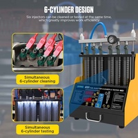 Nuevo AUTOOL CT400 110V 220V Máquina de Prueba de Inyección de Motor de Automóvil GDI, el Mejor Limpiador Ultrasónico de Inyectores de Combustible