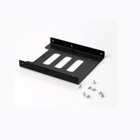 Support de Disque Dur SSD/HDD SATA en Métal Noir pour Ordinateur de Bureau, Prix Usine, 2,5-3,5 Pouces