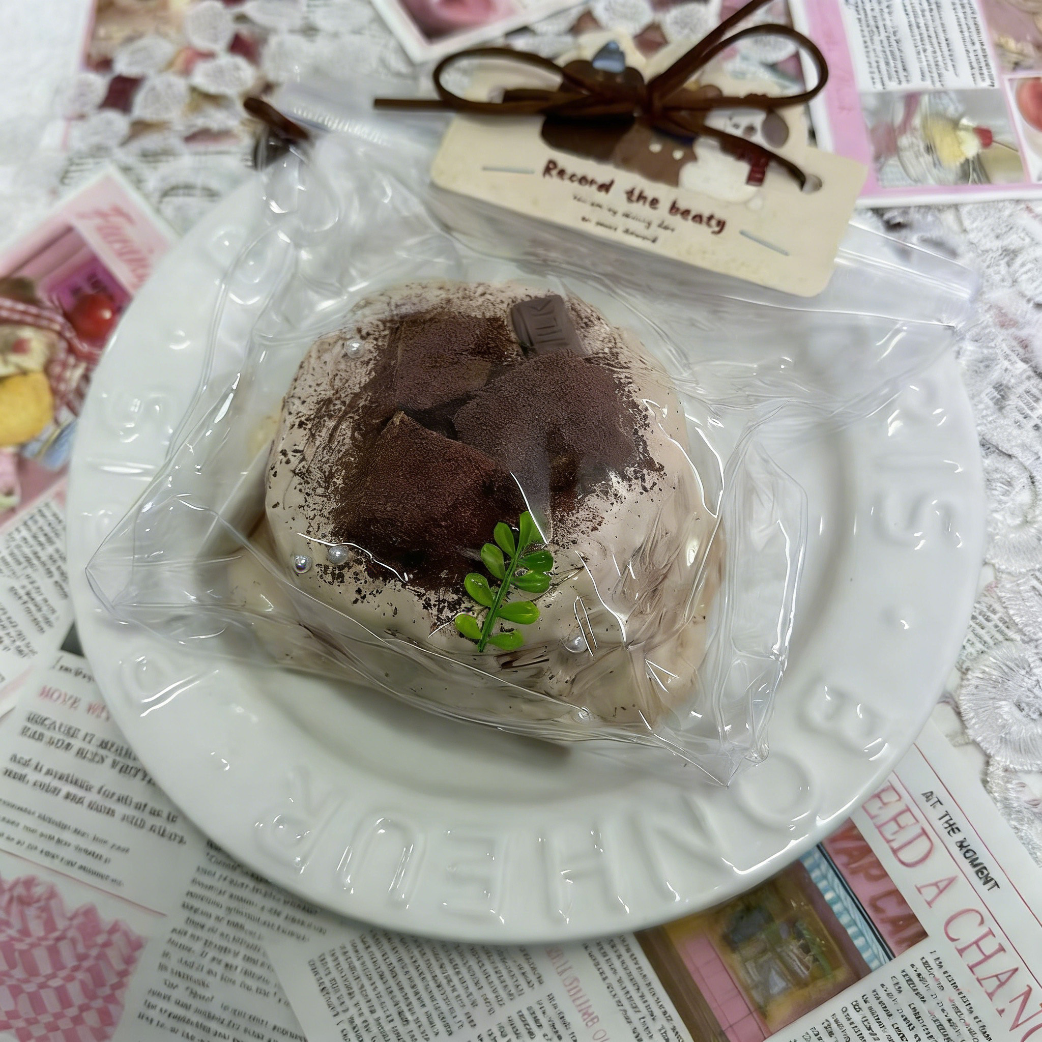 Gâteau Squishy à la lave de chocolat fondu [350g]