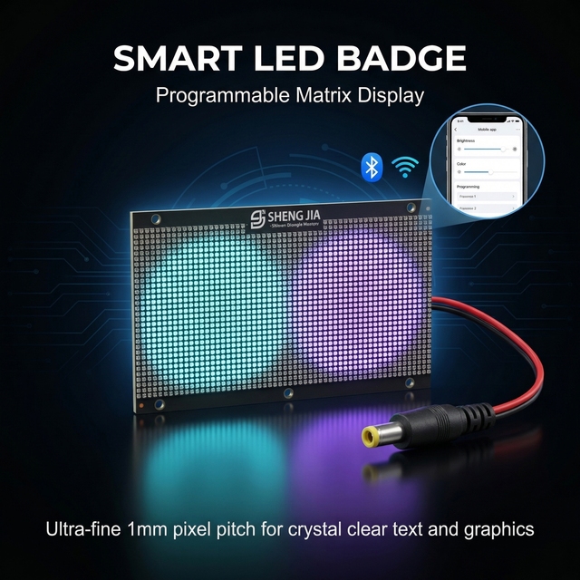 Programmable RGB Matrix Display Panel with Bluetooth & WiFi, App Controlled for Events, Branding & Creative Signage