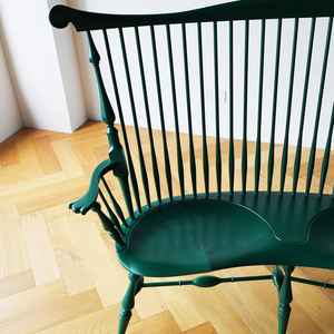 Ghế phòng khách phong cách Bắc Âu cổ điển châu Âu làm từ gỗ nguyên khối cao cấp |   Nội thất gia đình cho phòng khách & biệt thự - Product Image 6