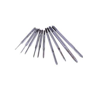 Juego de 11 Machuelos de Acero Rápido Mini M1-M3.5 para Reparación de Relojes, Herramientas Manuales para Reparación de Relojes de Pulsera - Product Image 2