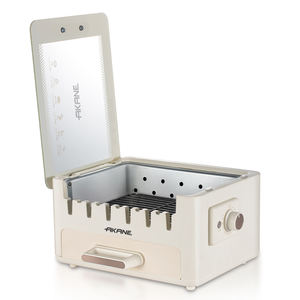 AKANE A.5423 800W Brochettes électriques Pinchos eléctricos 360 Rotation Grill <span class=keywords><strong>Kebab</strong></span> Maker BBQ Machine Easy Clean Uniform Heat - Product Image 3